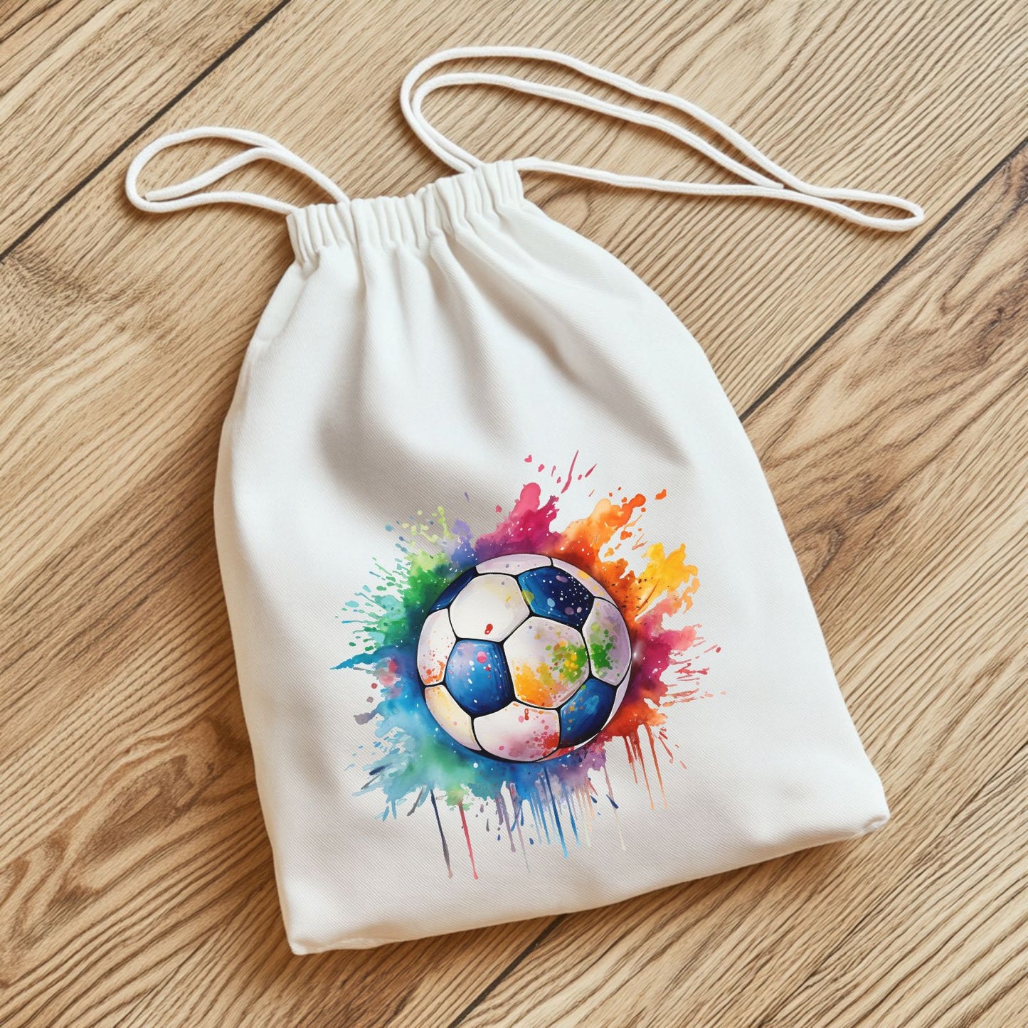 Cooles Fußball Bügelbild