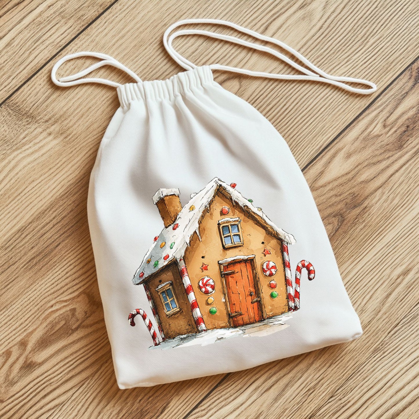 Bügelbild Lebkuchenhaus