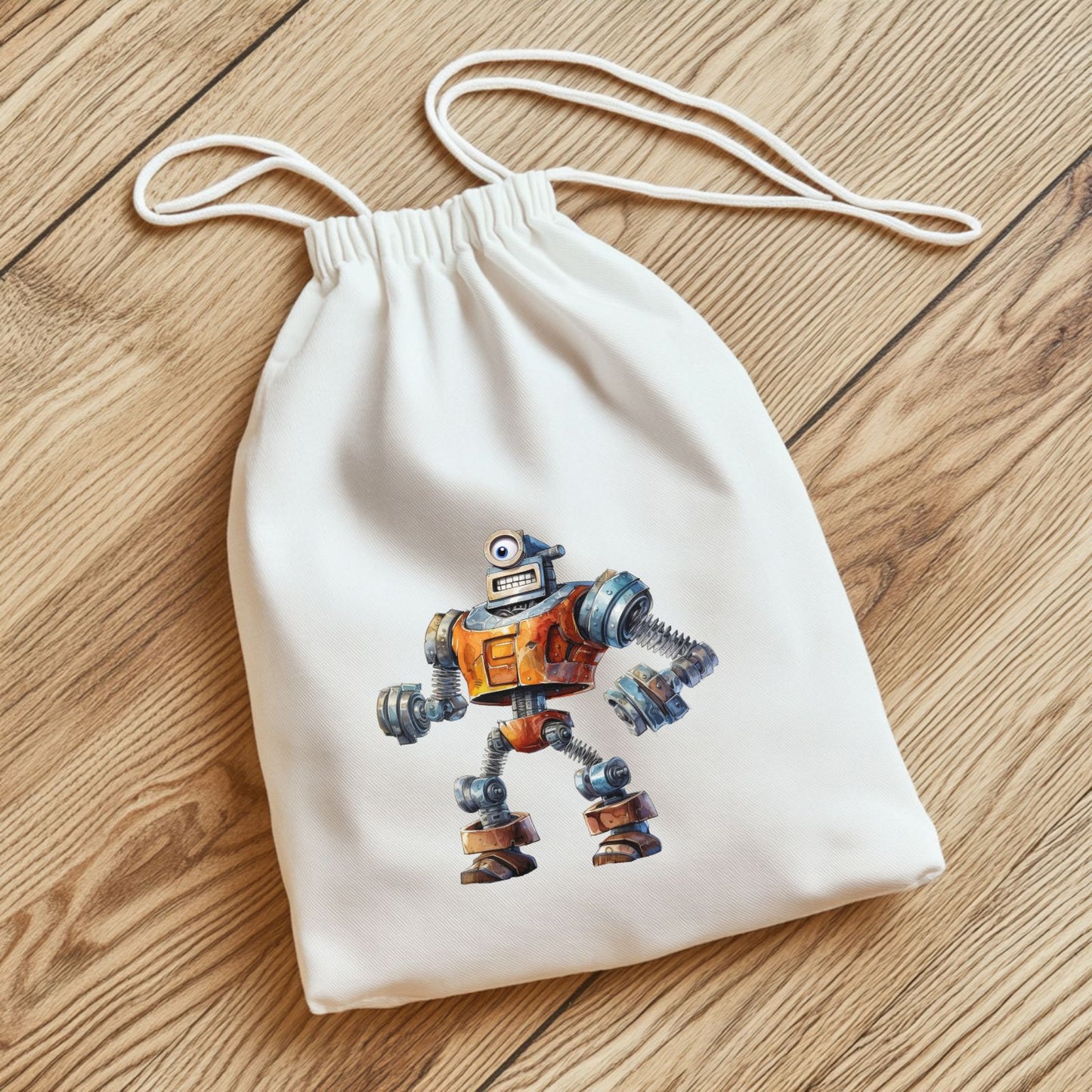 Bügelbild Roboter Set - 8 lustige Maschinen