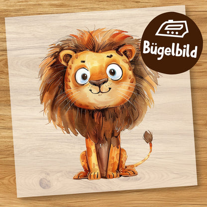 Löwe Bügelbild
