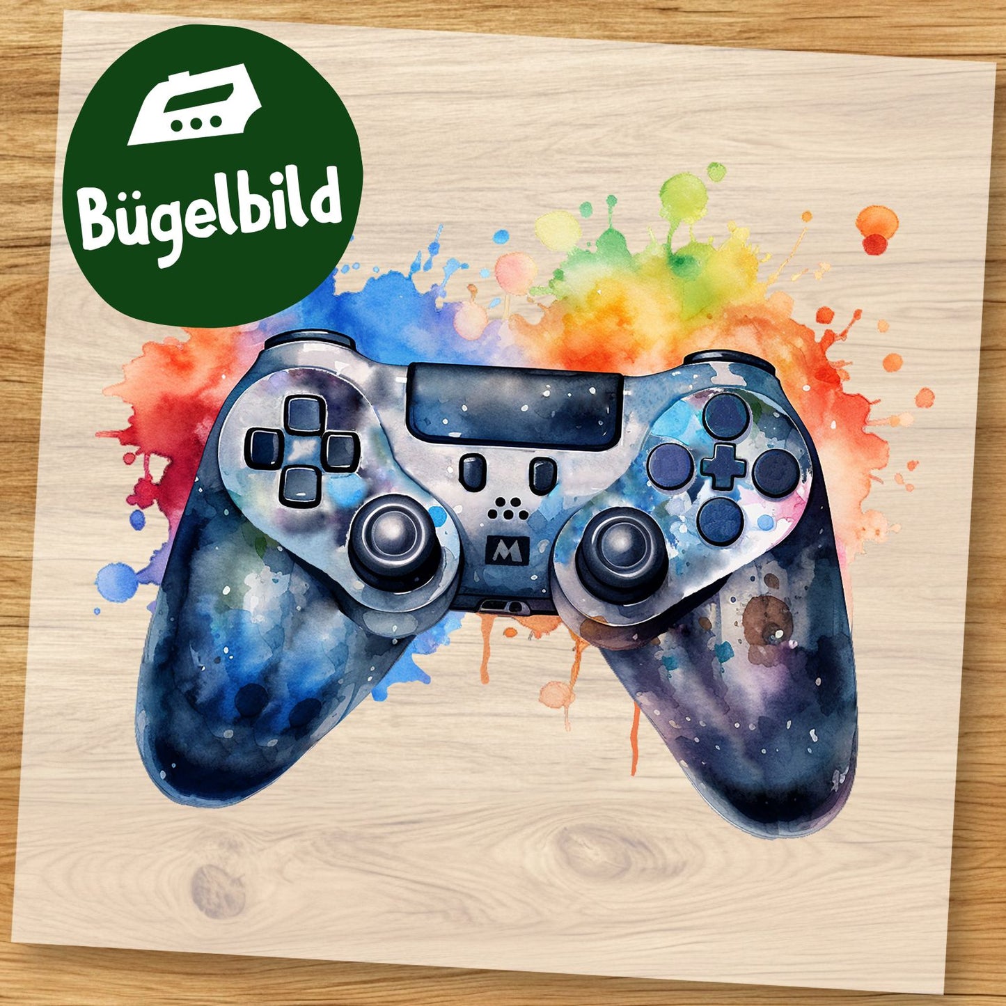 Gaming Controller Bügelbild