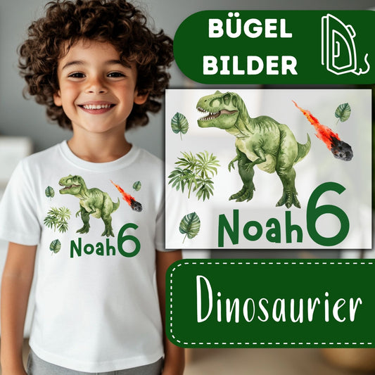 Dinosaurier Spaß Bügelbilder