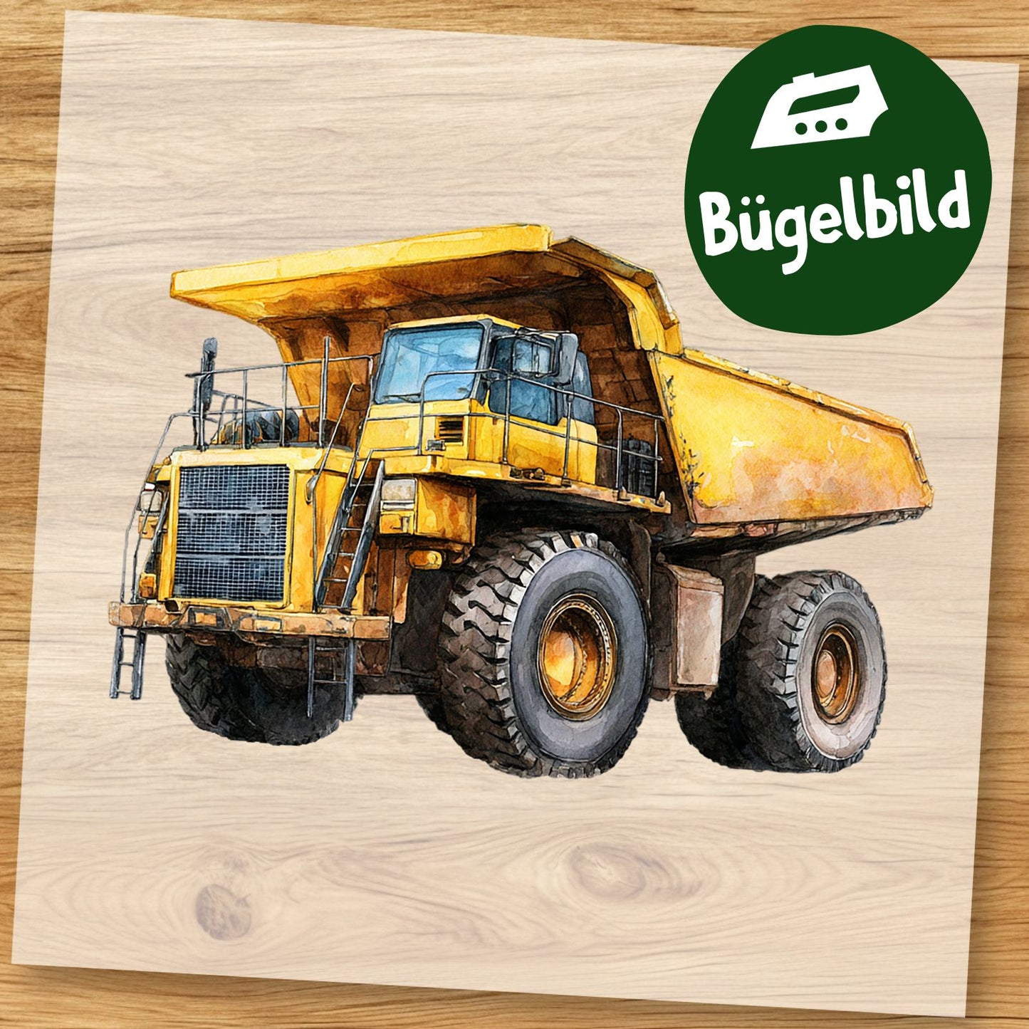 Bügelbild Riesenkipper