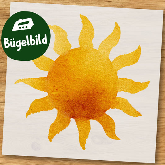 Sonne Bügelbild