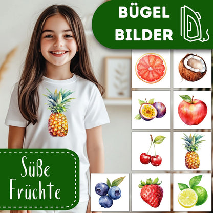 Süße Früchte Bügelbilder