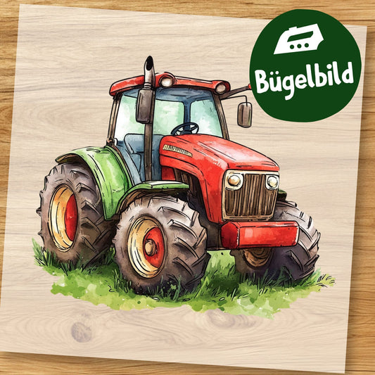 Traktor Bügelbild
