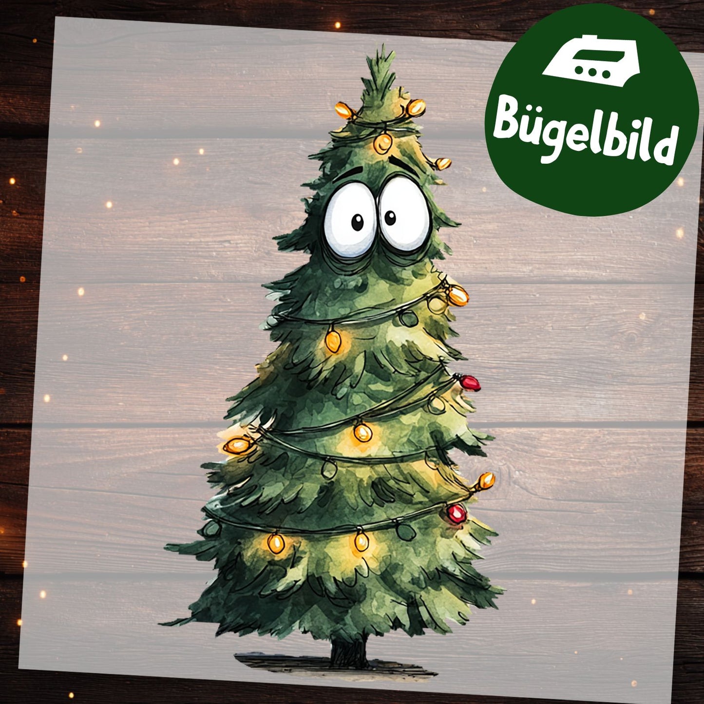 Bügelbild Weihnachtsbaum