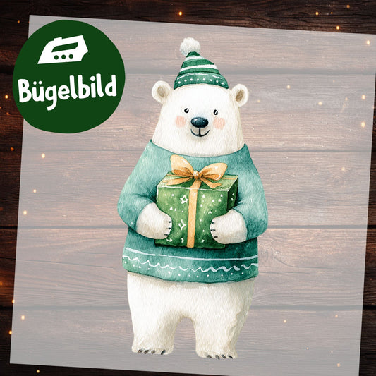 Eisbär Bügelbild