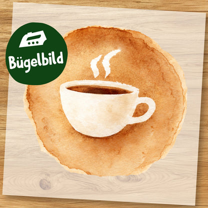 Kaffeetasse Bügelbild