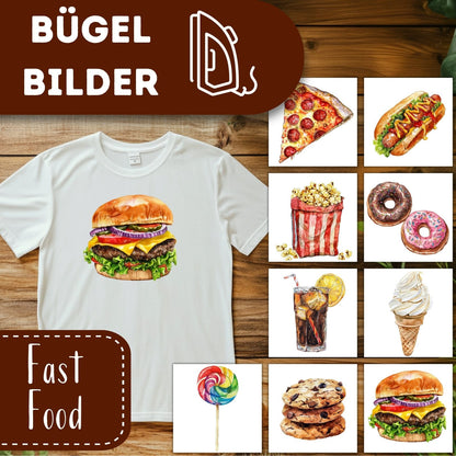 Fast Food Bügelbilder
