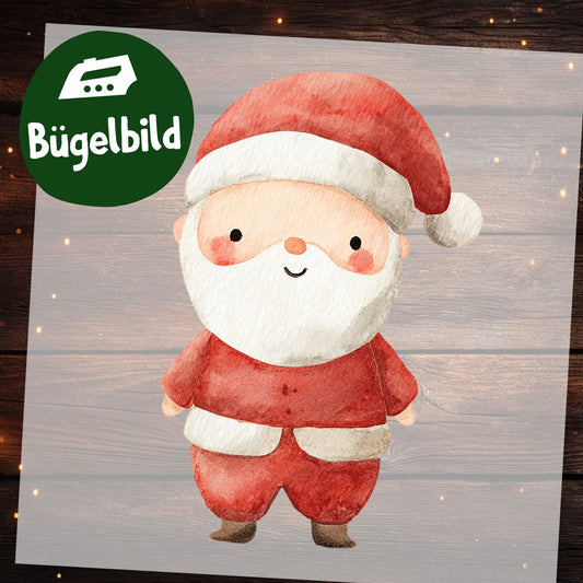 Weihnachtsmann Bügelbild PNG