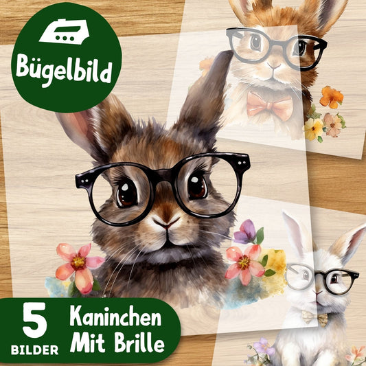Süße Kaninchen Bügelbilder