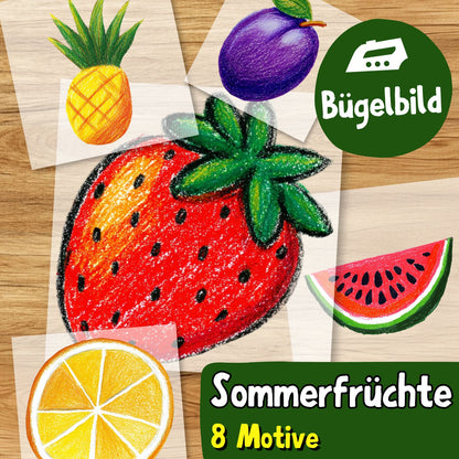 Sommerfrüchte Bügelbild