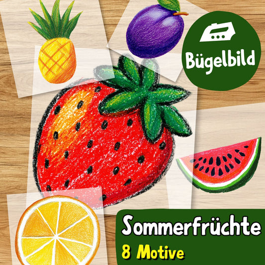 Sommerfrüchte Bügelbild