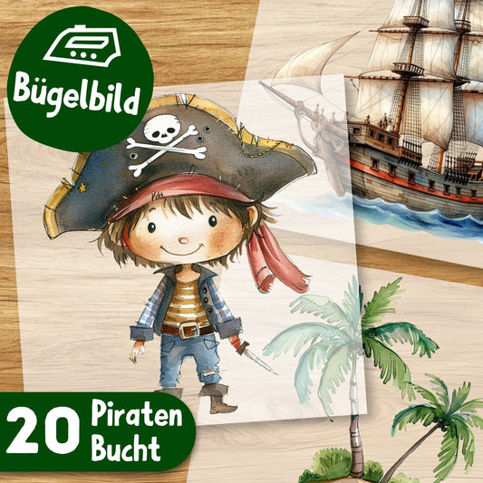 Piraten Bügelbilder
