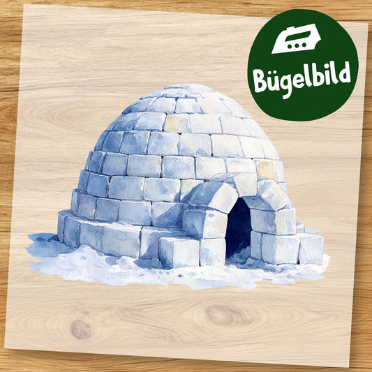 Bügelbild Igloo