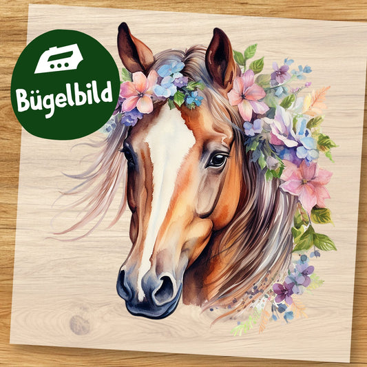 Süßes Pferd Bügelbild