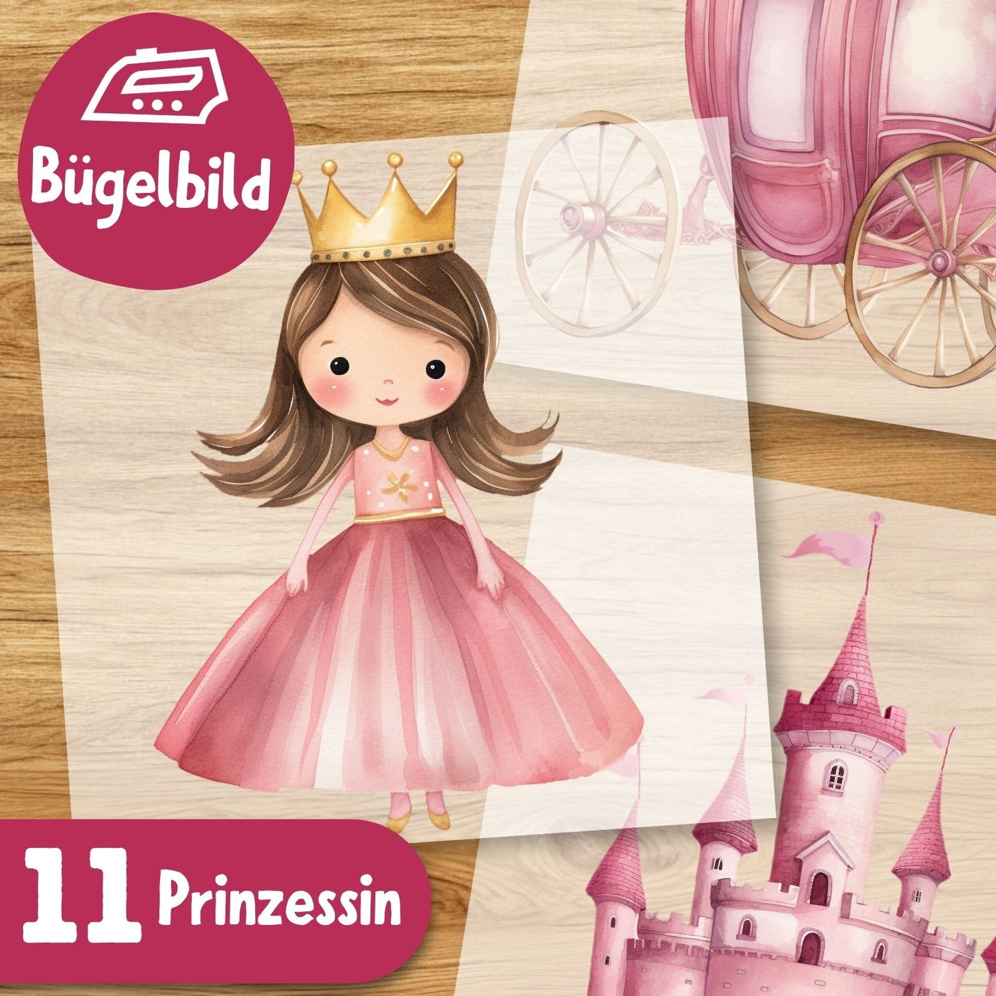 Prinzessin Bügelbilder