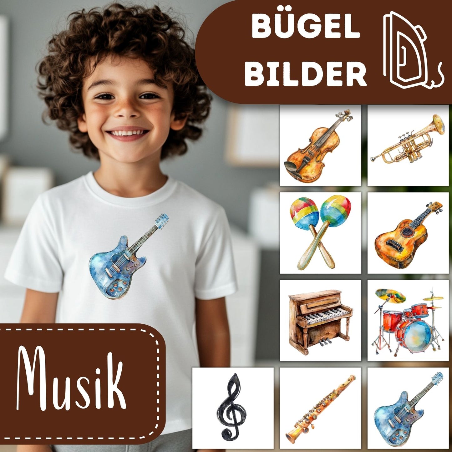 Musical Bügelbilder