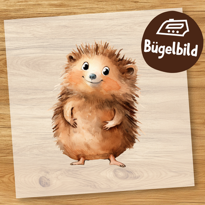Niedlicher Igel Bügelbild