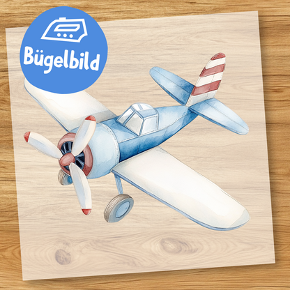 Flugzeug Bügelbild