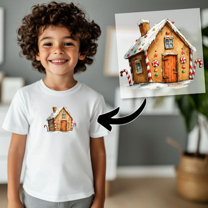 Bügelbild Lebkuchenhaus