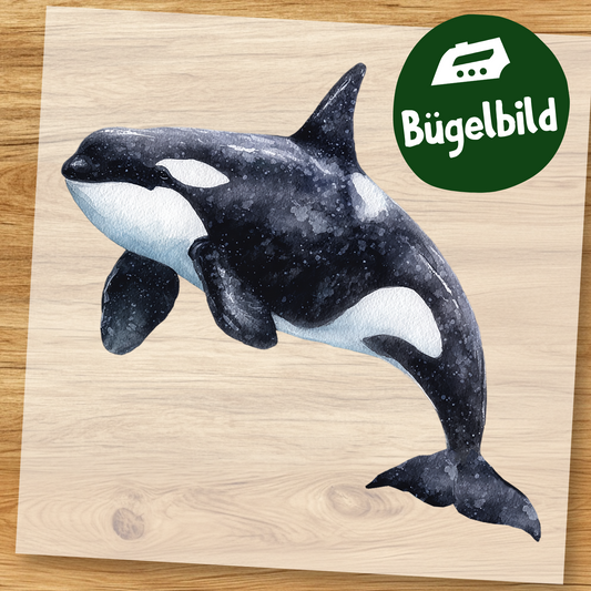 Orca Bügelbild