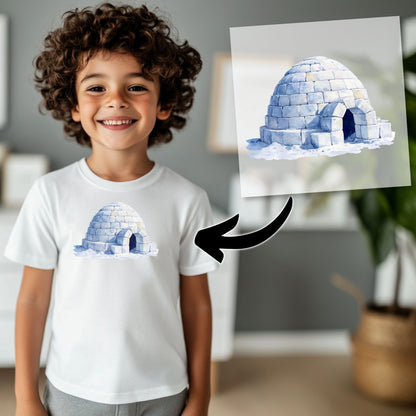 Bügelbild Igloo
