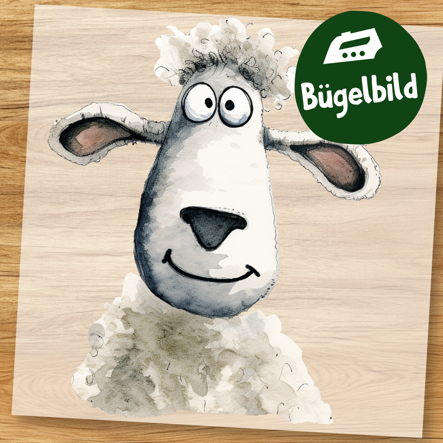 Süßes Schaf Bügelbild