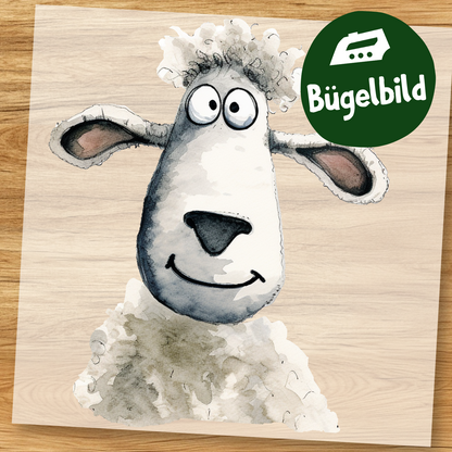 Süßes Schaf Bügelbild