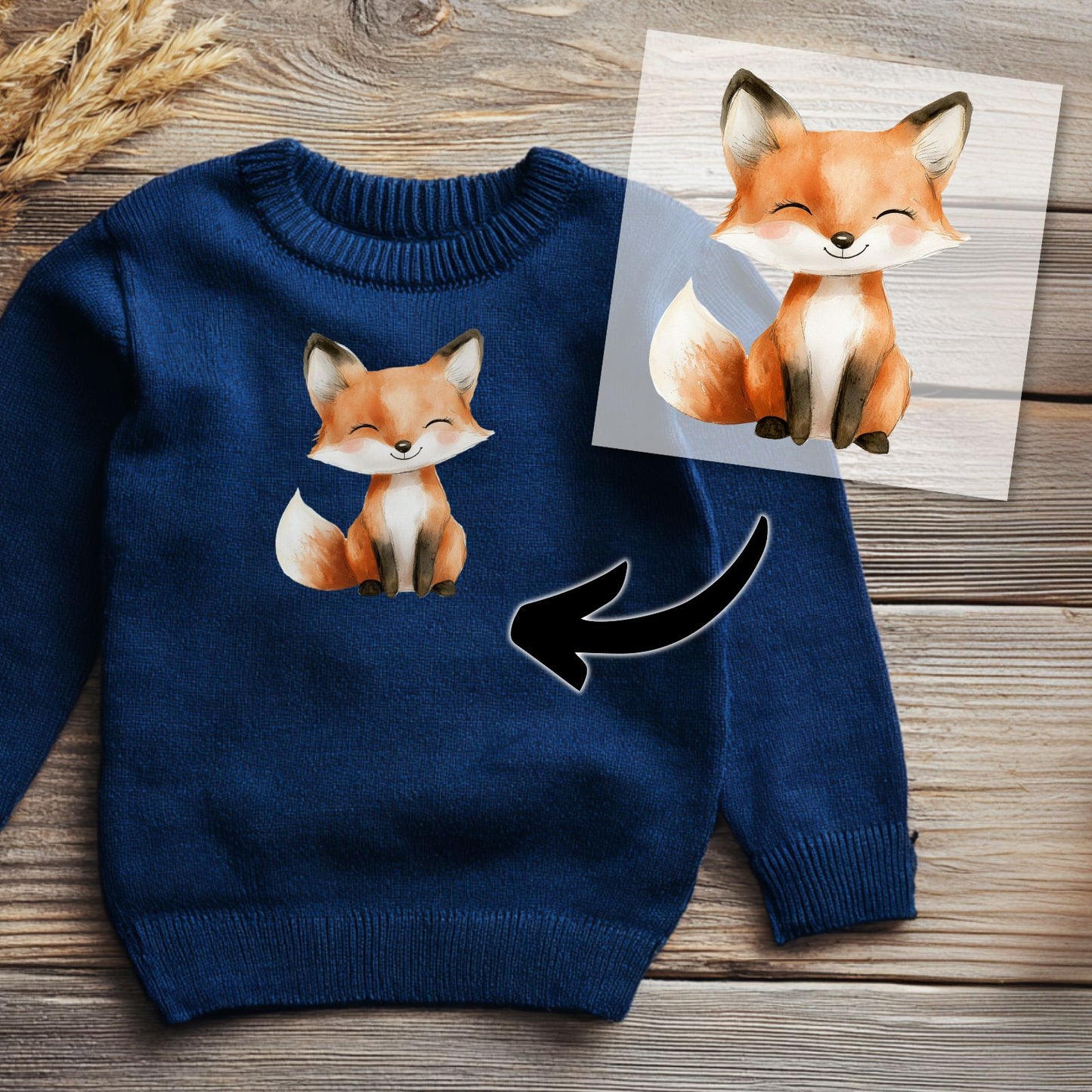 Bügelbild Fuchs
