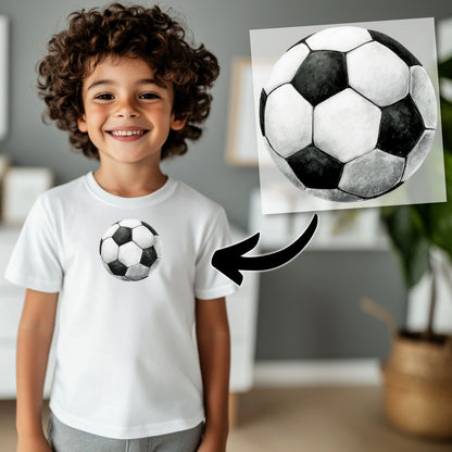 Fußball Bügelbild