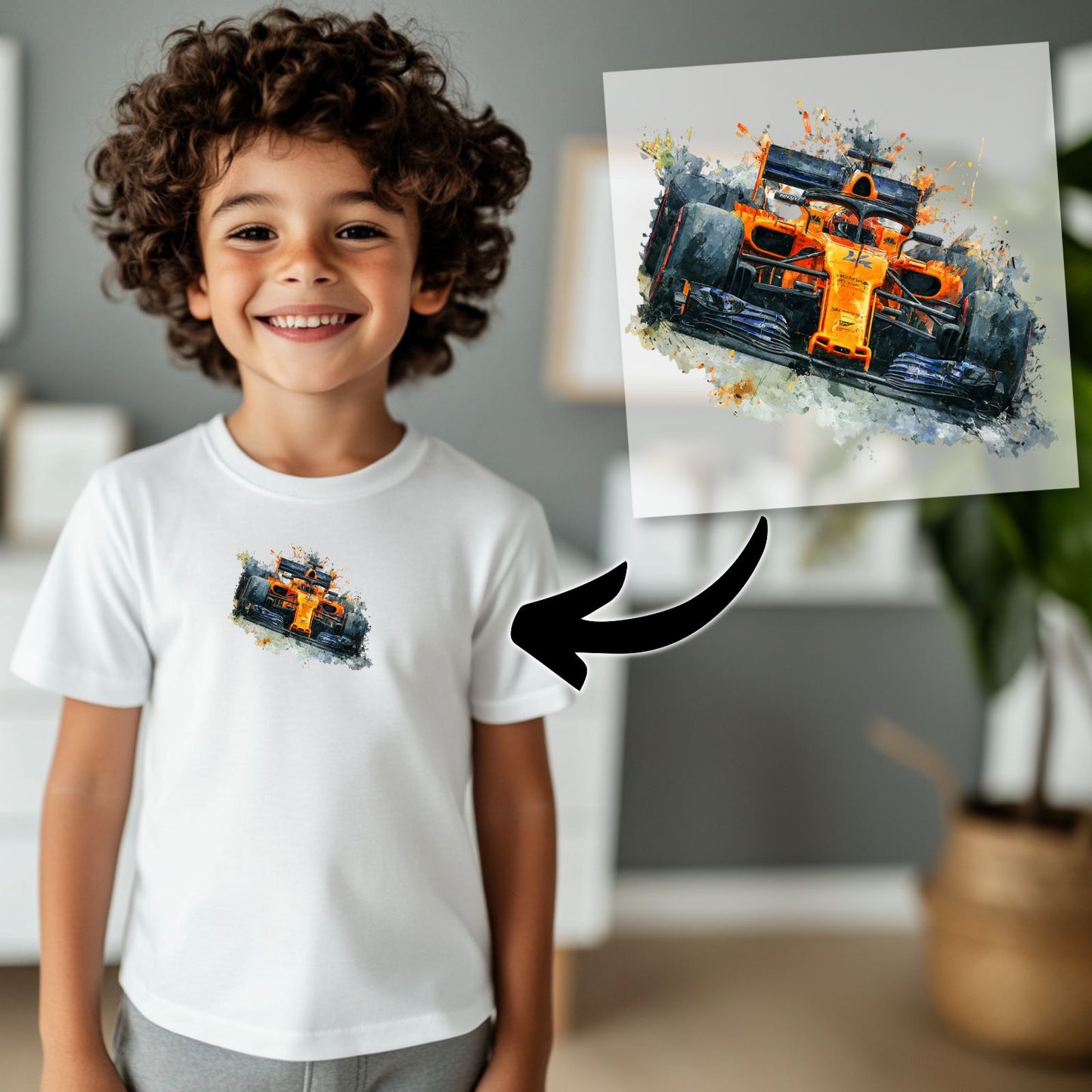Coole Autos Bügelbilder