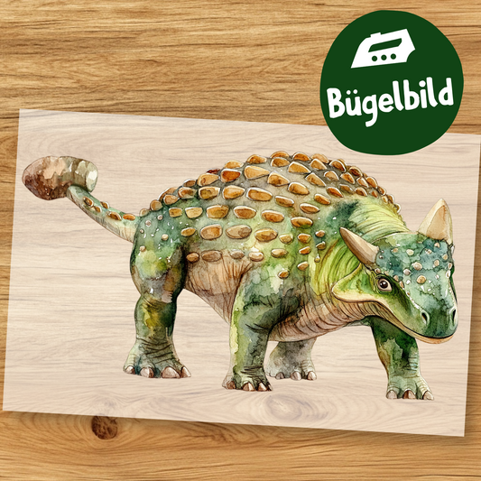 Ankylosaurus Dino Bügelbild
