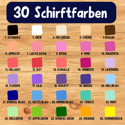 Schulkind 2026 mit Name, Personalisiertes Bügelbild