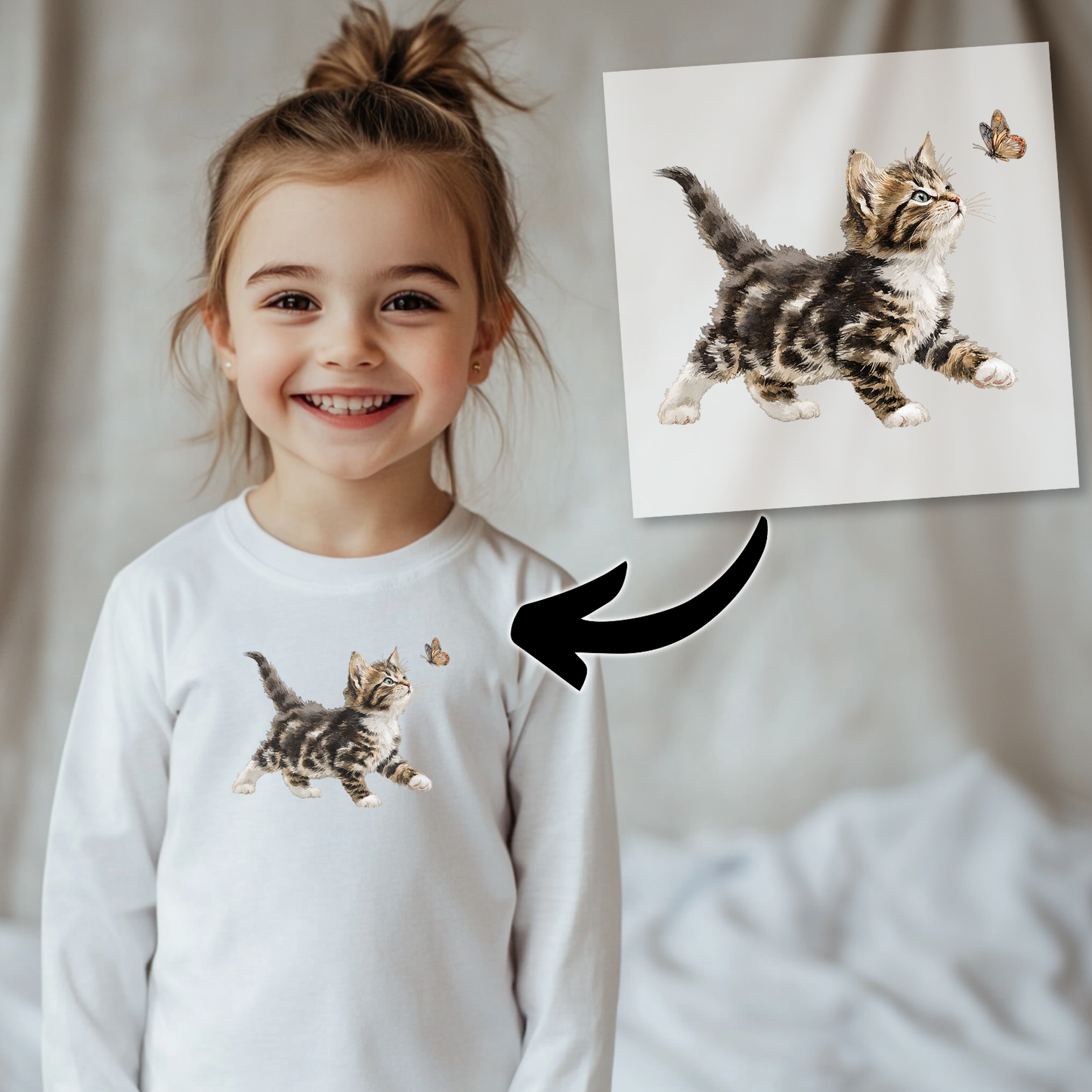 Katzen Bügelbild