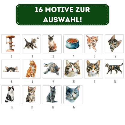 Katzen Bügelbild