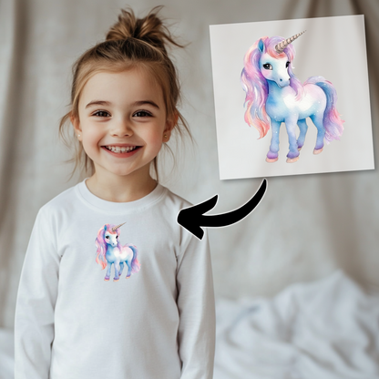 Einhorn Bügelbild