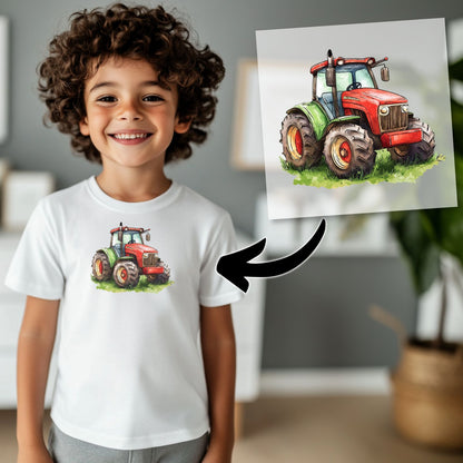 Traktor Bügelbild