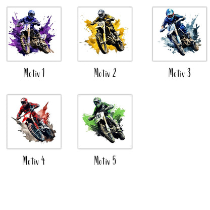 5 Coole Motocross Bügelbilder