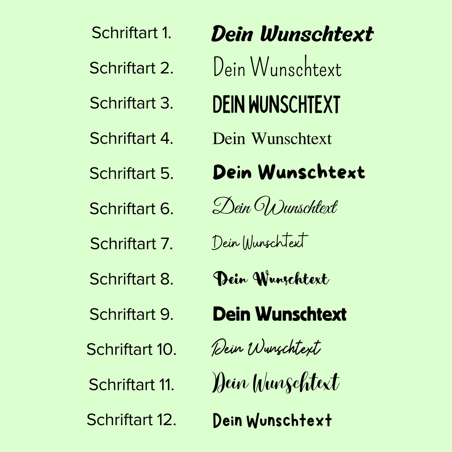 Dein Name Schriftzug zum Aufbügeln