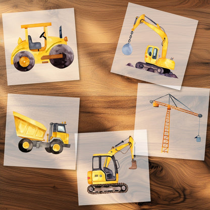 5 Auf der Baustelle Bügelbilder