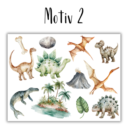 Dinosaurier Spaß Bügelbilder 3er Set