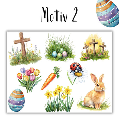 Ostern Bügelbilder 3er Set
