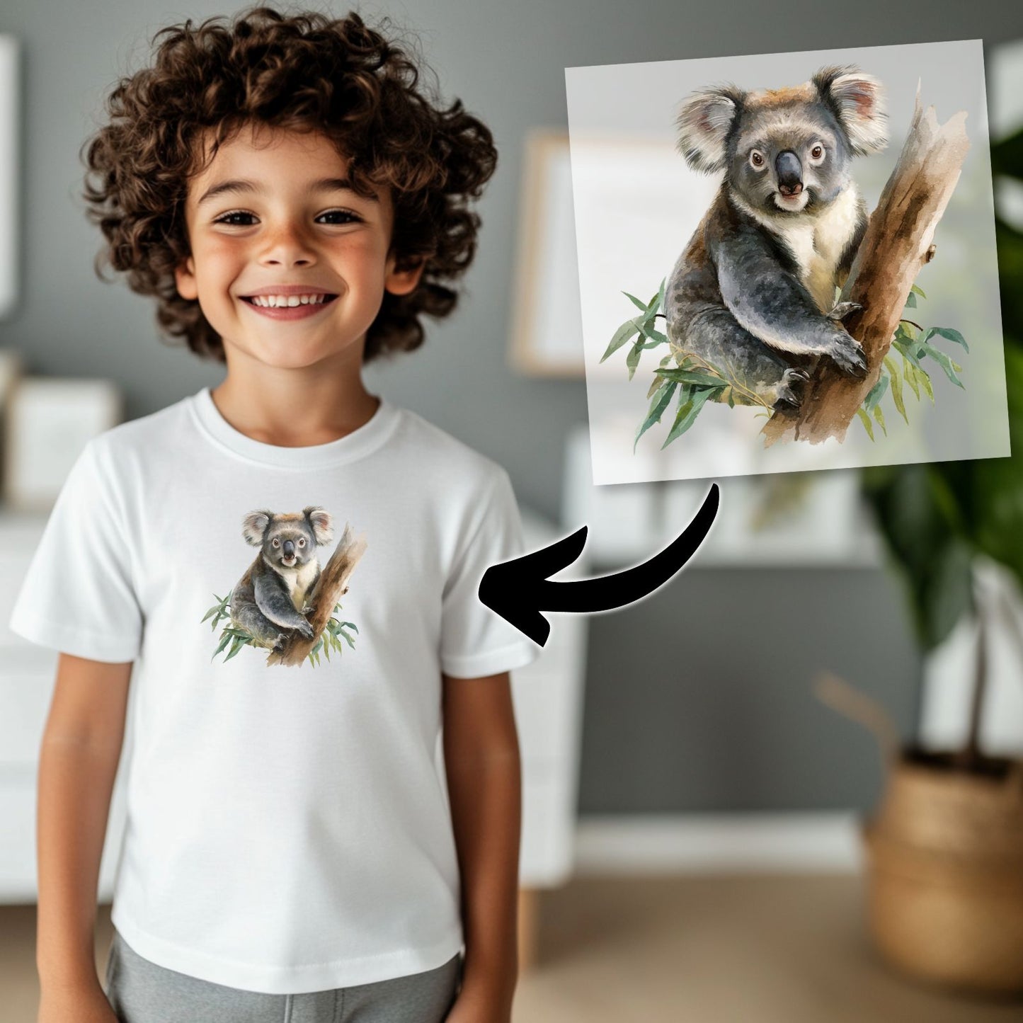 Koala Bügelbild