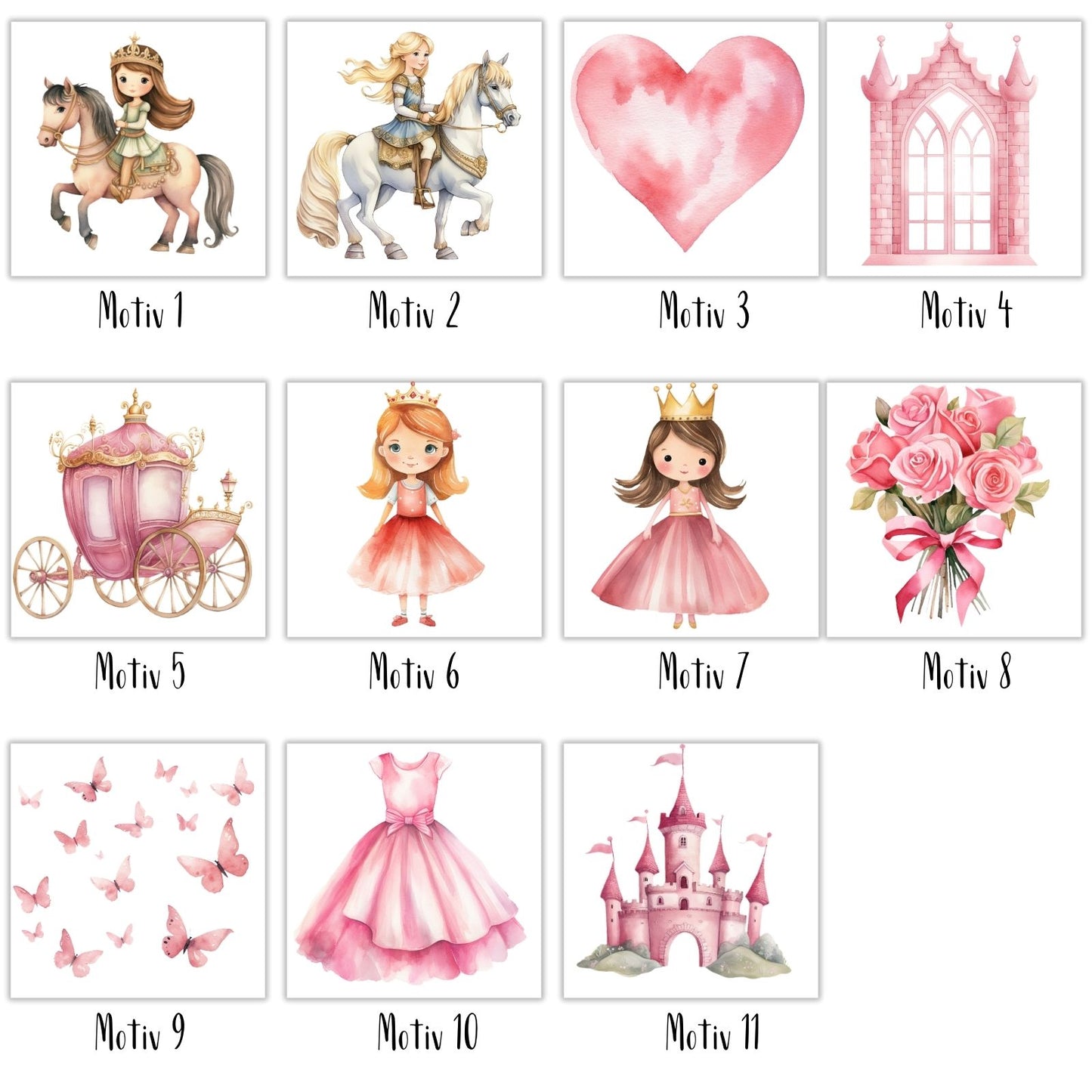 Prinzessin Bügelbilder
