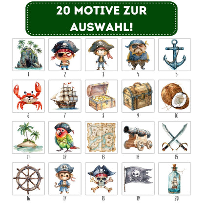 Piraten Bügelbilder