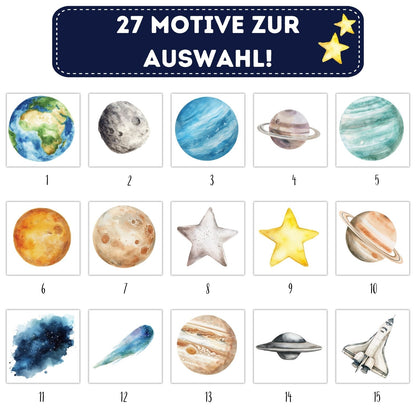 Weltraum Reise Bügelbilder