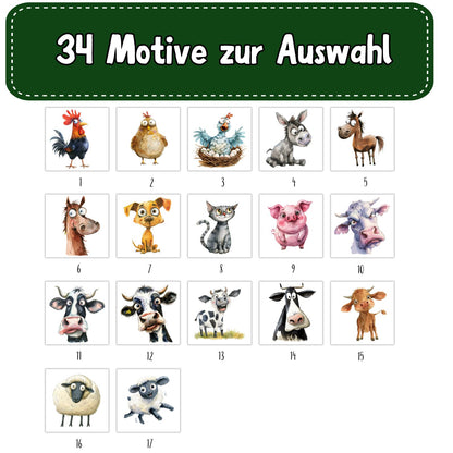 Lustige Farm Bügelbilder