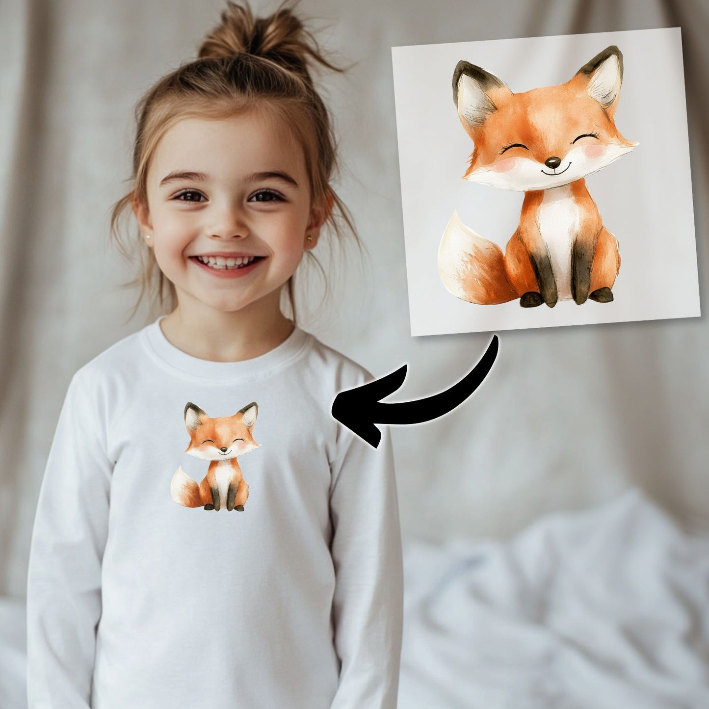 Bügelbild Fuchs